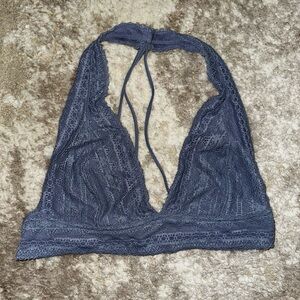 Urban outfitters- halter blue bralette